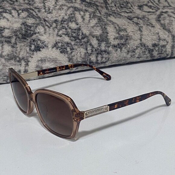 NEW Kate Spade YVETTE Boho Sunglasses in Brown - Picture 3 of 6